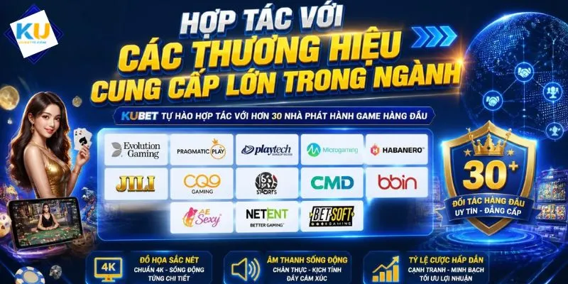 Hợp tác với các thương hiệu cung cấp lớn trong ngành