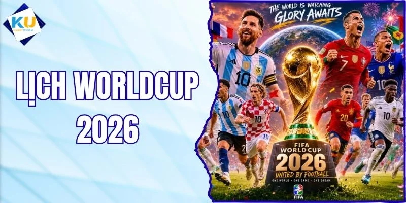 Lịch Worldcup 2026 - Cập Nhật Thông Tin Thi Đấu Mới Nhất