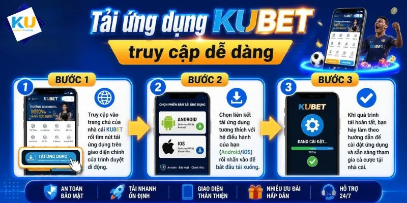 Tải ứng dụng KUBET truy cập dễ dàng
